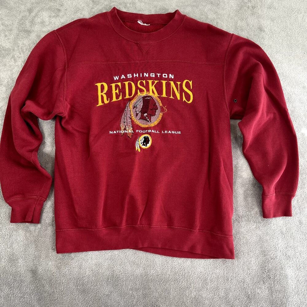 VTG Washington Redskins Crewneck Sweatshirt Men’s S Embroidered NFL Retro